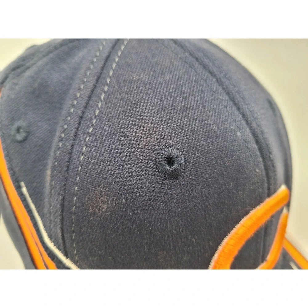 Youth Chicago Bears Reebok Flex Fitted Hat Cap Boy Girl NFL Football Blue Orange